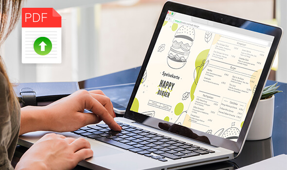 PDF-Speisekarte Speisekarte digitalisieren